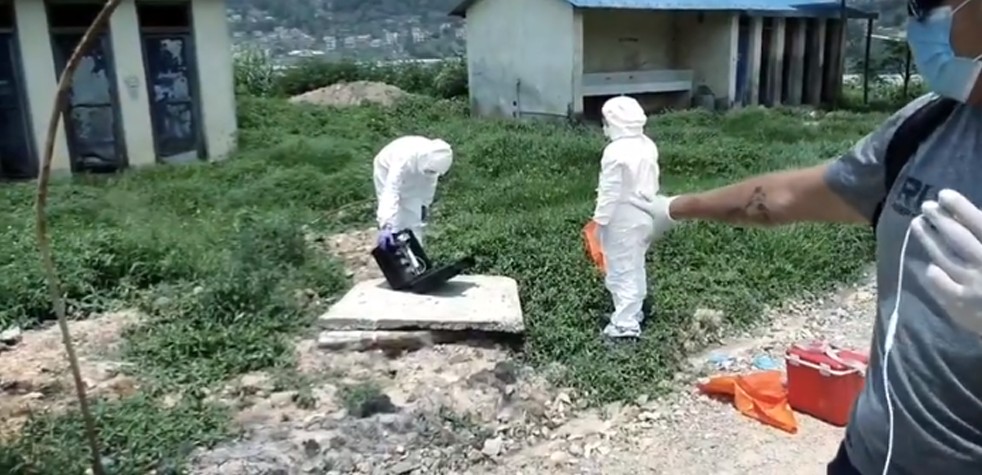काठमाडौं उपत्यकाको ढलमा भेटियो कोरोना भाइरस