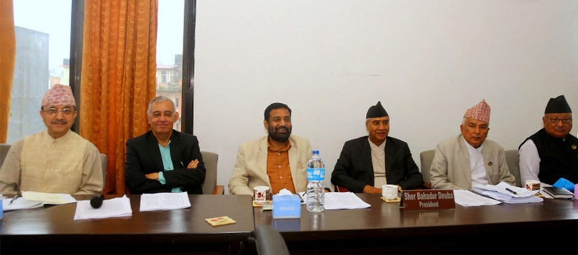 काँग्रेस बैठक आज पनि बस्दै, सत्तादेखि महाधिवेशनसम्मका विषयमा छलफल हुने