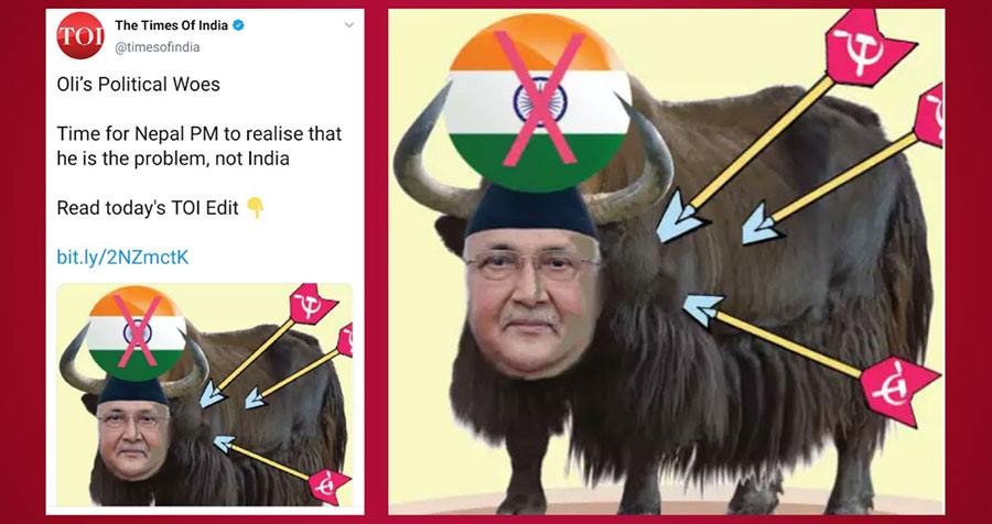 नेपालको विदेश नीति गम्भिर मोडमा, भारतीय मिडियाहरुको नेपालप्रति खेदजनक प्रस्तुती