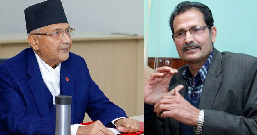 सिन्धुपाल्चोकमा भएको प्राकृतिक विपत्तिवारे प्रधानमन्त्री ओली र सभामुखबीच भेटवार्ता