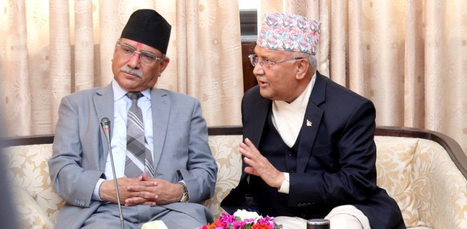 ओली सच्चिएर फेरि आएमा पार्टीमा स्थान दिन्छौं : प्रचण्ड