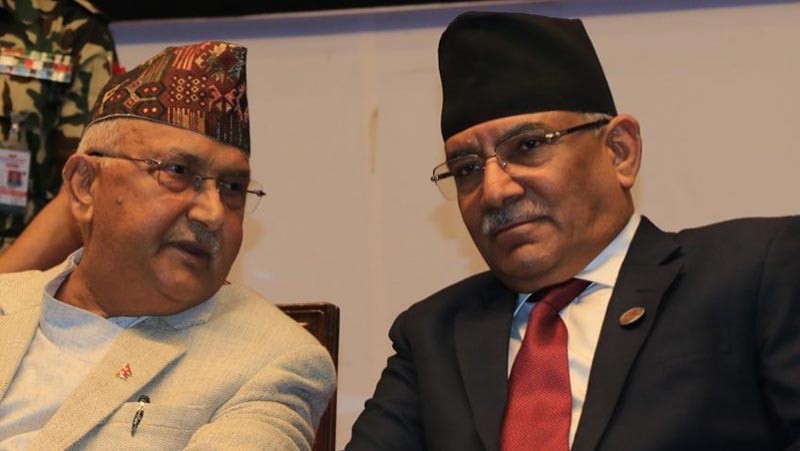 बालुवाटार भन्छ : प्रधानमन्त्रीले प्रचण्डलाई 'फरक–फरक जाने हो त' भनेर सोध्नुभएकै हो