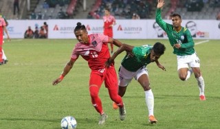 नेपाल बंगलादेशसँग २–० ले पराजित