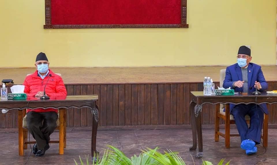 नेकपा सचिवालय बैठक सुरु, ओली पनि सहभागि