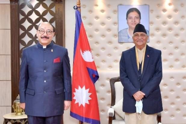 प्रधानमन्त्री र भारतीय विदेशसचिवबीचको भेटवार्ता सकियो