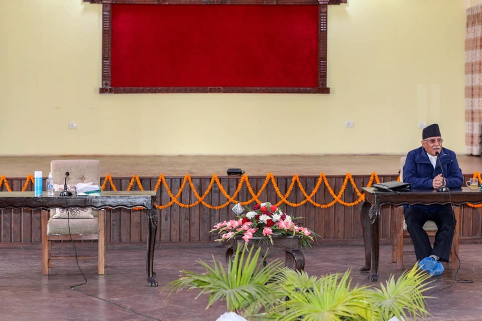 ओली उपस्थित नभएपछि नेकपा सचिवालय बैठक औपचारिकतामै सीमित, अर्को बैठक २० गते बस्ने