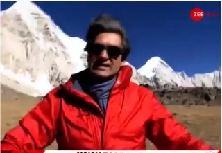 सगरमाथामाथि भारतीय पत्रकारको प्रोपोगान्डा, कालापत्थर पुगेर भने, ‘अब यसको नाम राधानाथ सिकदर राख्नुपर्छ’ (भिडियोसहित)