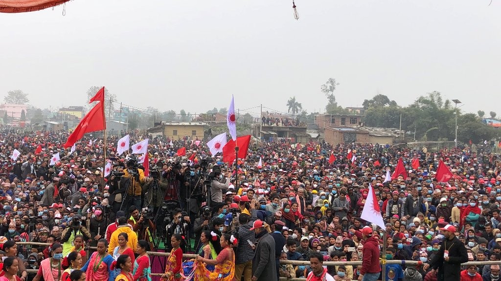 निर्णायक भनिएको शक्ति प्रदर्शनका लागि प्रचण्ड–माधव समूहले पाँच ठाउँबाट जुलुस निकाल्ने