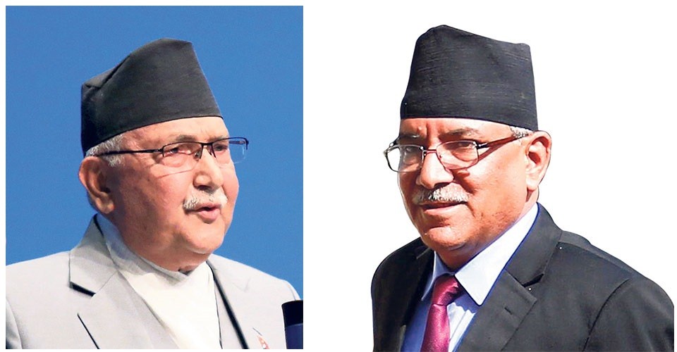 ओलीले भने, ‘सूर्य चिन्ह सदासर्वदा मेरो हो’, प्रचण्डले गुहारे विदेशी शक्ति