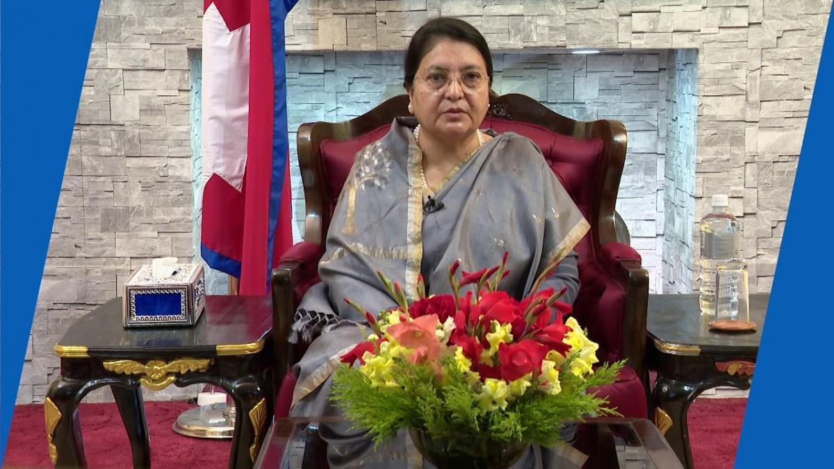 ५४ जनाको टोलीसहित राष्ट्रपति आज बंगलादेश जाँदै