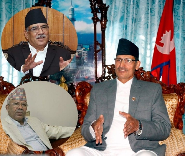 किन भेटे प्रचण्ड र माधवले सभामुख ?