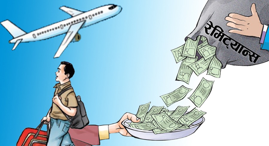 लकडाउनको बेला बढिरहेको रेमिट्यान्स घट्न थाल्यो