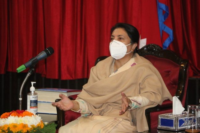राष्ट्रपतिले गरिन् काष्ठमण्डपको उद्घाटन