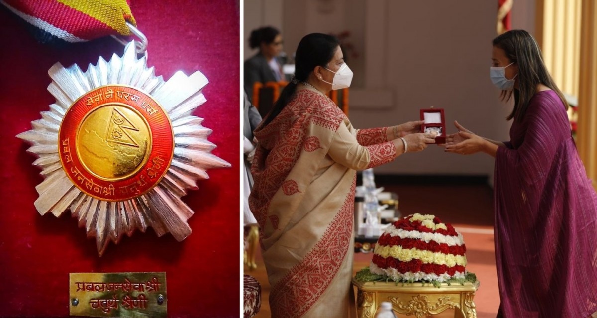 ‘चुच्चे नक्सा’ सहित राष्ट्रपतिद्धारा पदक वितरण