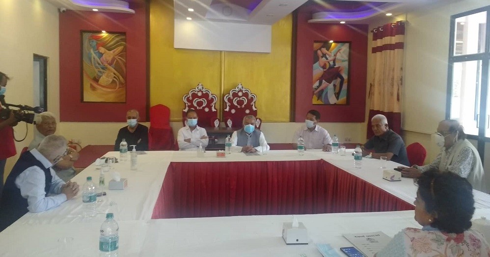 शशांक निवासमा मन्त्री छान्दै पौडेल समूहका नेता