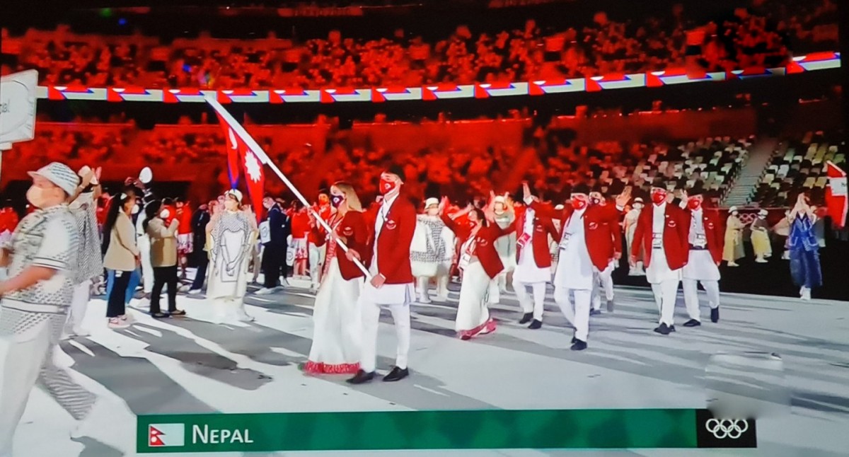 टोकियो ओलम्पिकको भव्य उद्घाटन