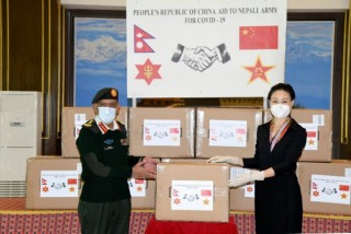 चीनले नेपाली सेनालाई दियो ३ लाख डोज कोरोनाविरुद्धको  खोप