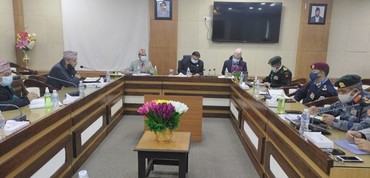 स्थानीय तह निर्वाचनको सुरक्षा योजना पेस गर्न सुरक्षा निकायलाई निर्देशन