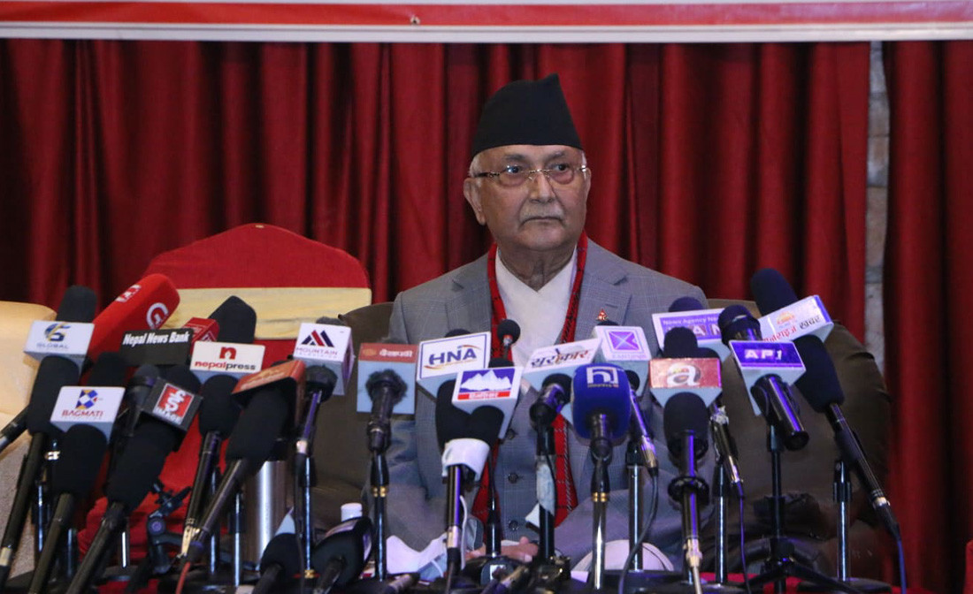 एमसीसी कार्यान्वयन गर्दा राष्ट्रिय हितको प्रत्याभूति हुनुपर्छ : ओली
