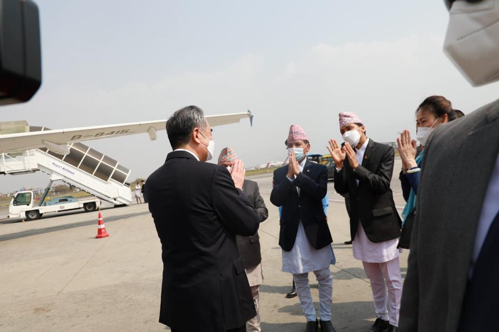 चिनियाँ विदेश मन्त्री वाङ यी स्वदेश फिर्ता