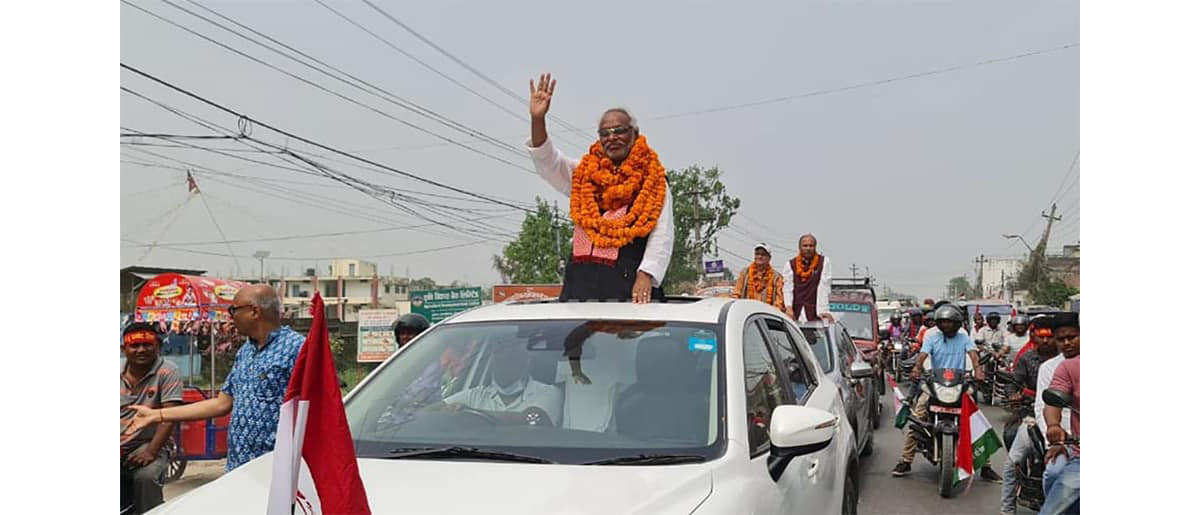 वीरगञ्जमा लोसपाको स्वाभिमान यात्रा