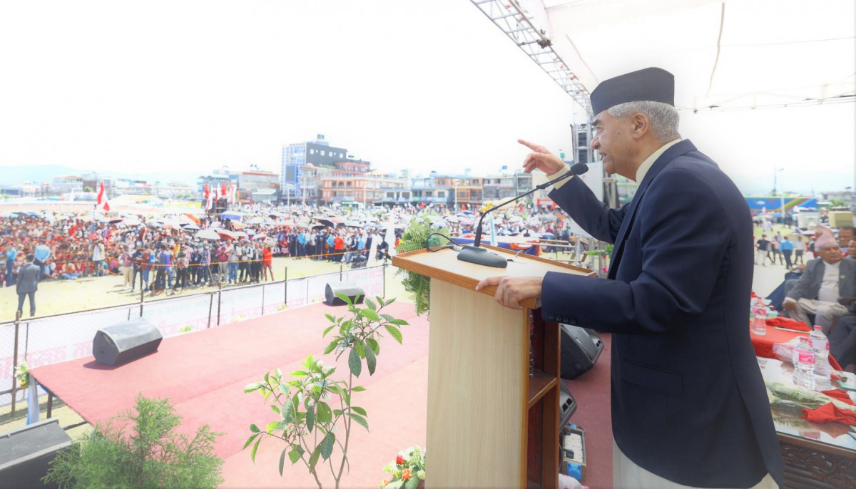 ओलीले जित्यो भने संसद भोलि नै भंग गरिदिनसक्छन्, गठबन्धनले जित्न आवश्यक छ : देउवा