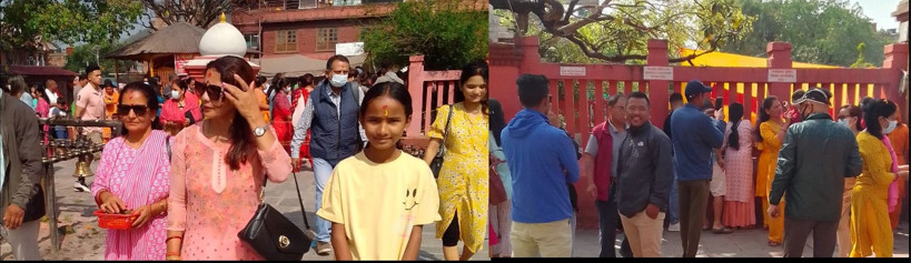 एकादशी व्रतको दिन काठमाडौंको बुढानिलकण्ठमा दर्शनार्थी