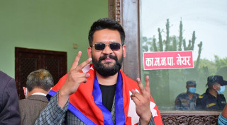 Balen shah took lead in the early counting