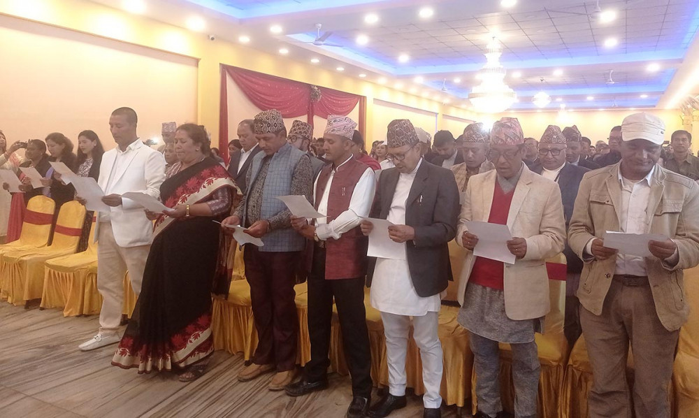 बनेपामा एमालेका जनप्रतिनिधिले गरे शपथ ग्रहण बहिष्कार