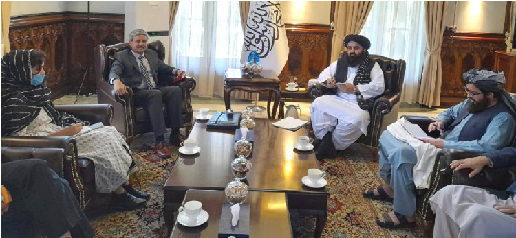 Indian diplomats meet minister in Kabul