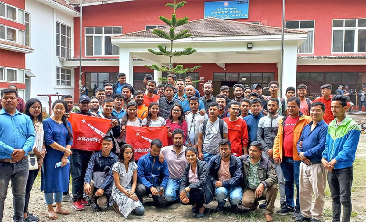६ बुँदे सहमतिपछि १४० दिनमा खुल्यो त्रिवि उपकुलपति कार्यालयको ताला