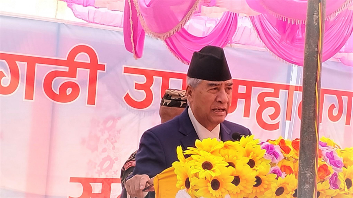 गेटा मेडिकल कलेजलाई स्वास्थ्य प्रतिष्ठान बनाउने देउवाको प्रतिबद्धता