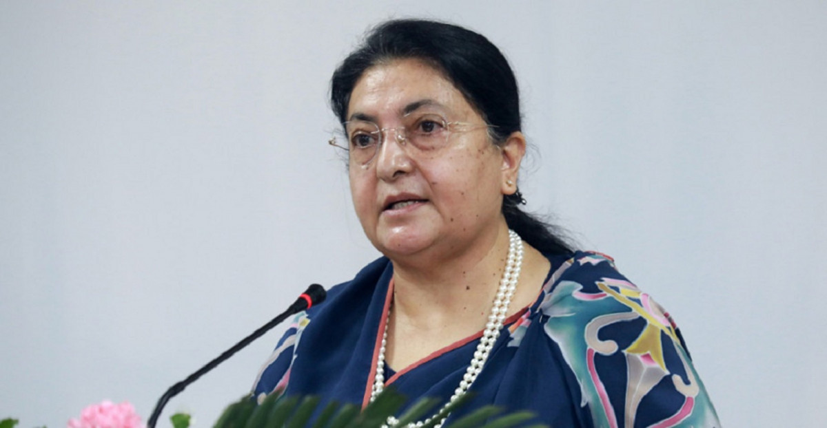 स्थानीय तहमा अनियमितता बढ्दै जानु चिन्ताको विषय : राष्ट्रपति भण्डारी