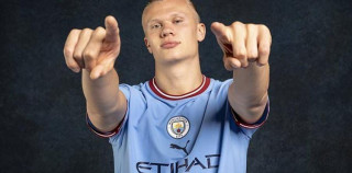 Erling Haaland is Manchester City's new No.9