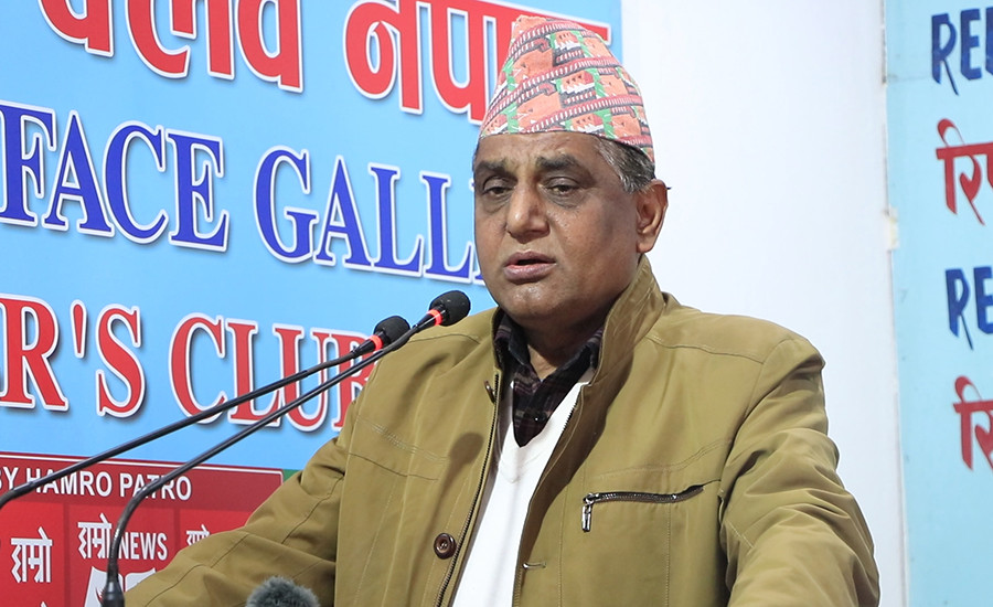 जनार्दन शर्मालाई चोख्याएर पुनः अर्थमन्त्री बनाउने प्रपञ्च गरिदैँछ : आनन्दप्रसाद पोखरेल