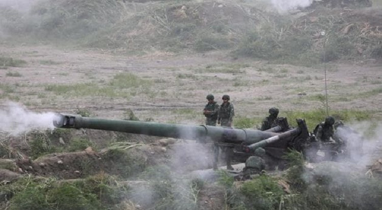 Taiwan holds military drill