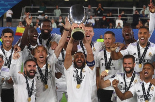 Real Madrid beat Eintracht Frankfurt to win UEFA Super Cup