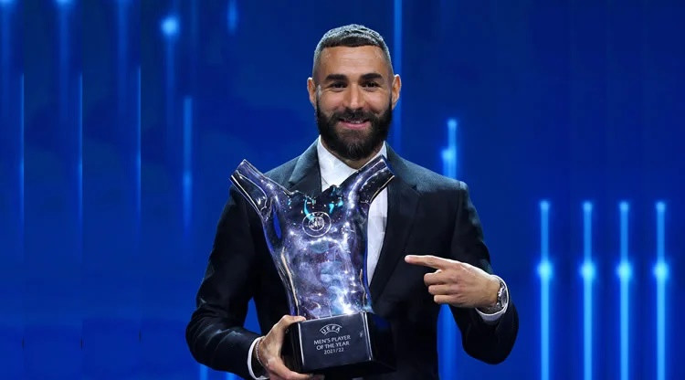 Karim Benzema wins UEFA men's player of the year award