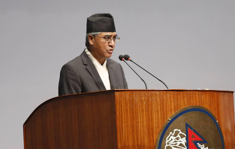 सर्वोच्च अदालतको परमादेशले ओलीसँग  संसदमा भेट भयो : प्रधानमन्त्री देउवा