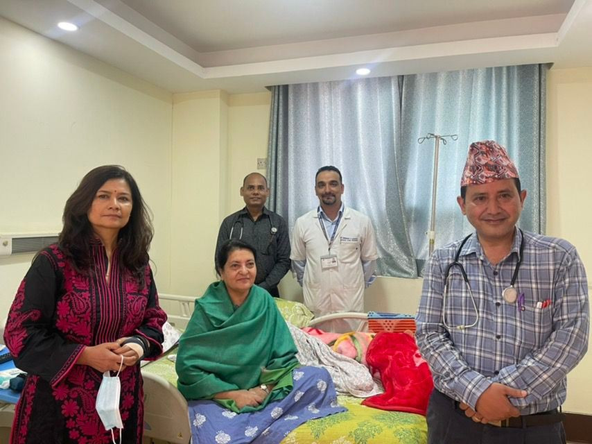राष्ट्रपति भण्डारी अस्पतालबाट डिस्चार्ज