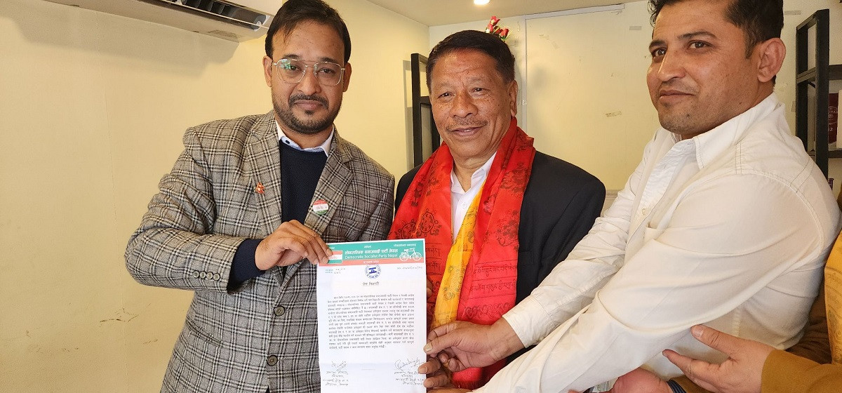 काठमाडौं १ मा लोसपाका उम्मेदवारको समर्थन प्रकाशमानलाई