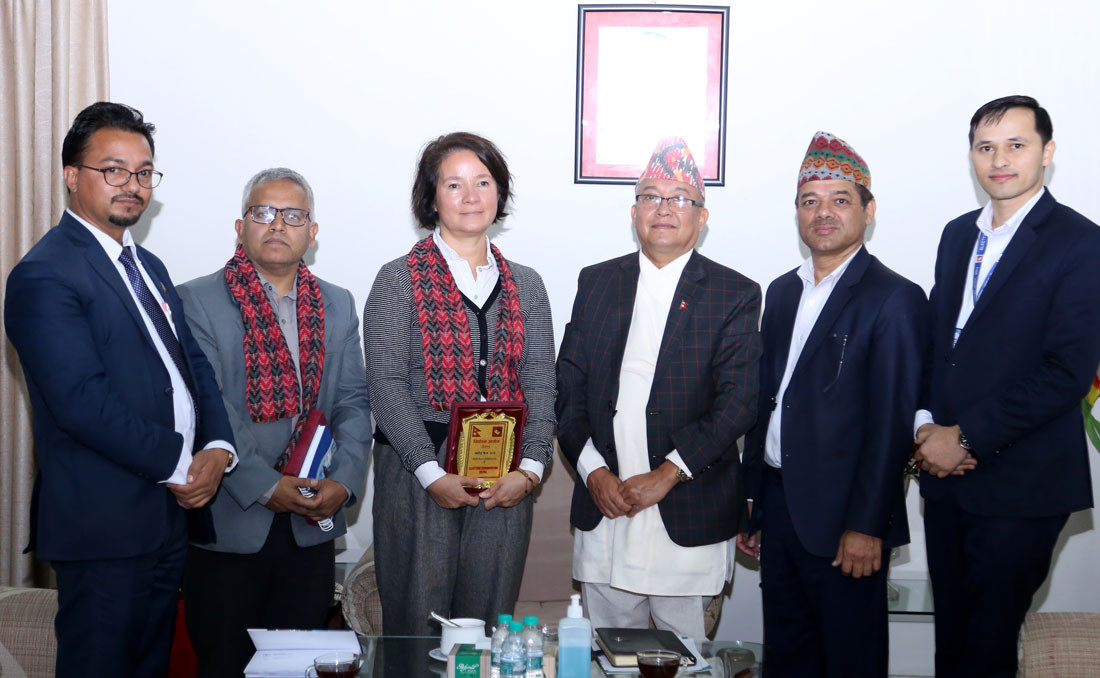 प्रमुख आयुक्तसँग युरोपियन युनियनका राजदूतको  भेट