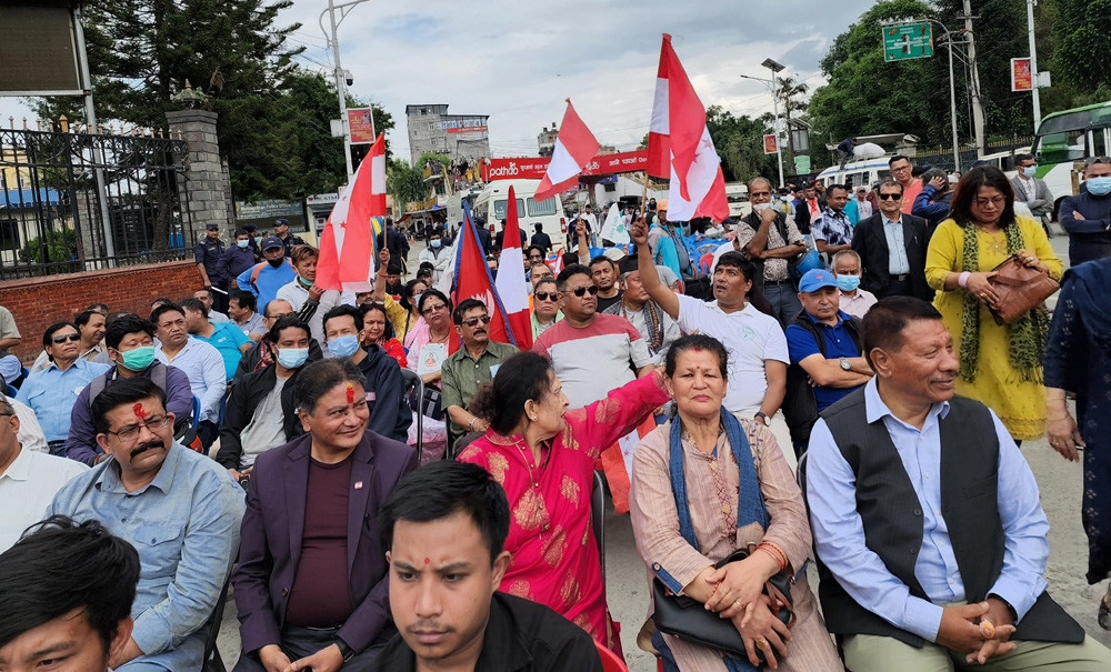 सत्ता गठबन्धनले आज साँखुमा चुनावी सभा गर्दै