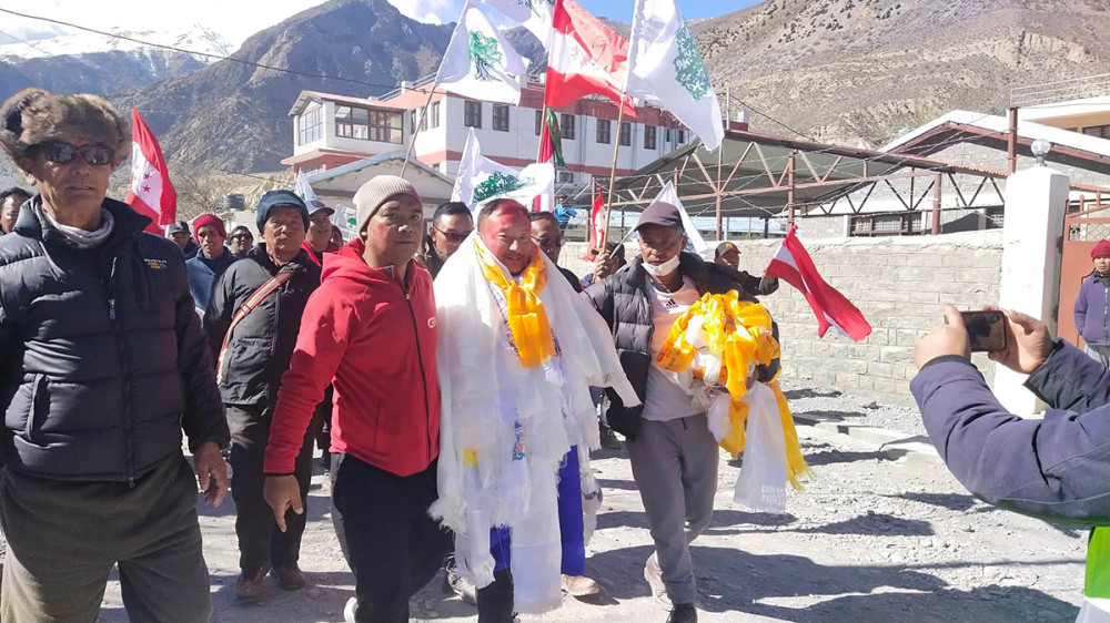 मुस्ताङमा कांग्रेसका २९ वर्षीय योगेश गौचन थकाली निर्वाचित 