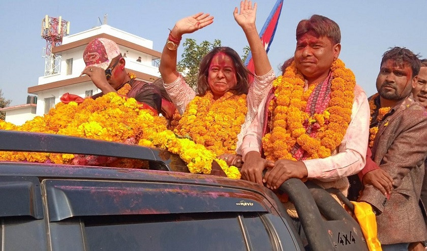 कैलाली–१ मा नागरिक उन्मुक्ति पार्टीको क्लीनस्वीप