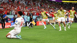 Morocco stun Belgium