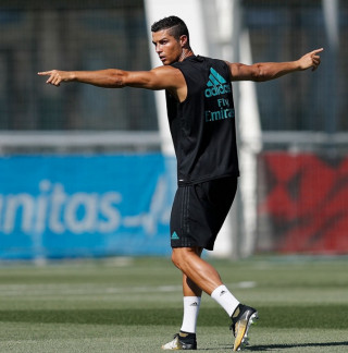 Ronaldo training at Real Madrid