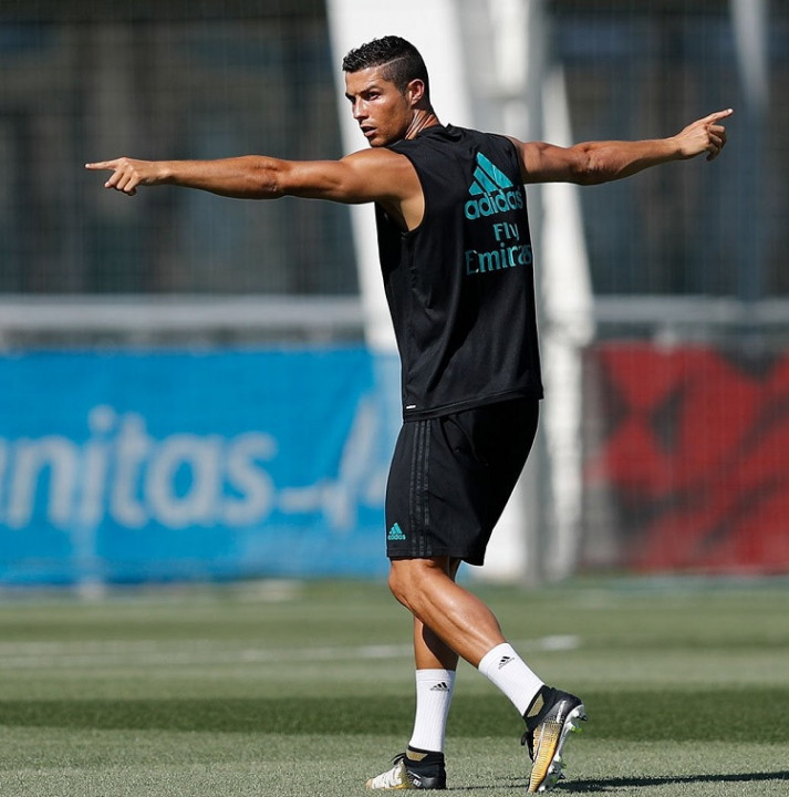 Ronaldo training at Real Madrid