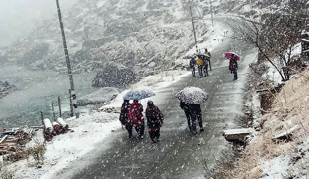 आज यी स्थानमा वर्षा र हिमपातको सम्भावना