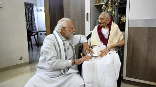 Indian PM Modi's mother dies at the age of 100